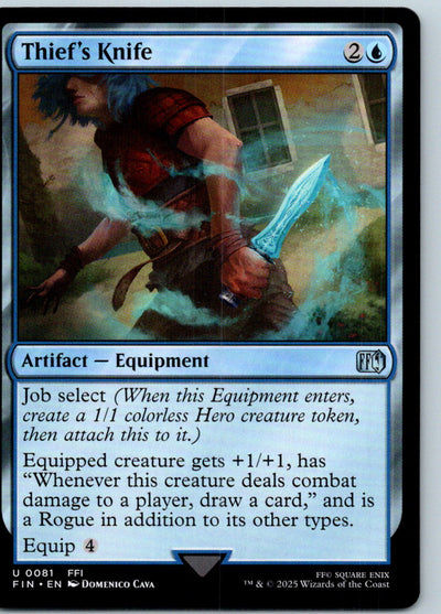 Thief's Knife 81 Uncommon FINAL FANTASY Magic: The Gathering Near Mint