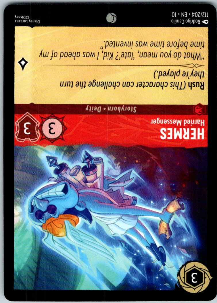 Hermes - Harried Messenger 112/204 Common Whispers in the Well Lorcana Near Mint