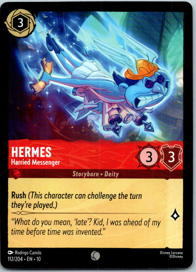 Hermes - Harried Messenger 112/204 Common Whispers in the Well Lorcana Near Mint