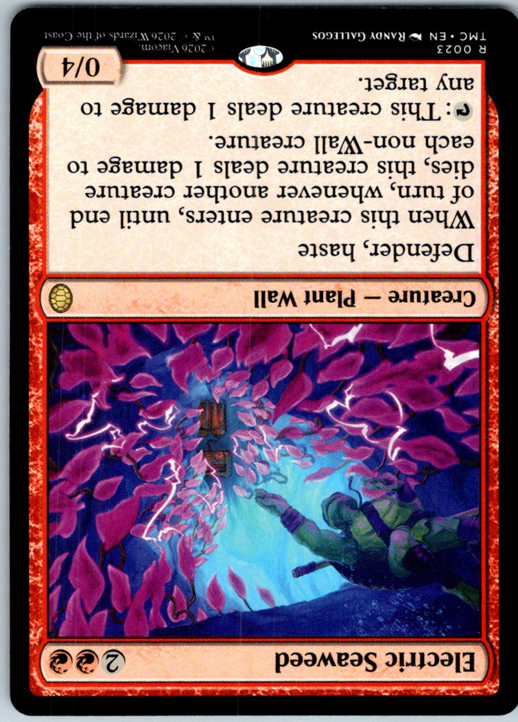 Electric Seaweed Commander: Teenage Mutant Ninja Turtles Magic: The Gathering NM