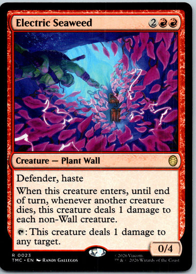 Electric Seaweed Commander: Teenage Mutant Ninja Turtles Magic: The Gathering NM