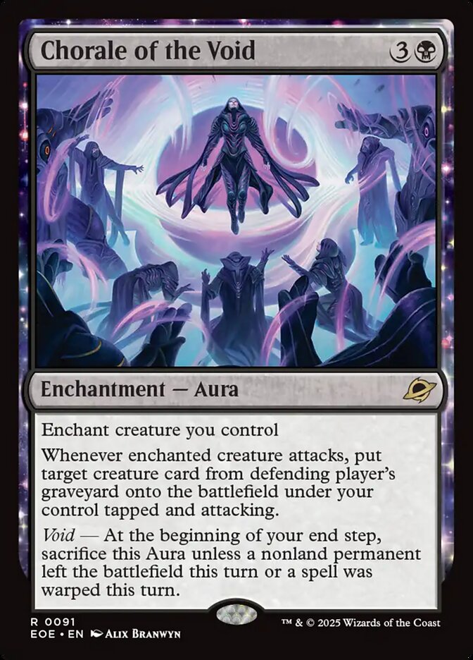 Chorale of the Void 91 Rare Edge of Eternities Magic: The Gathering NM