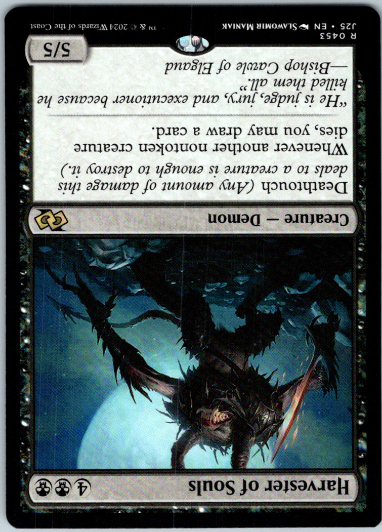 Harvester of Souls 453 Rare Foundations Jumpstart Magic: The Gathering Near Mint