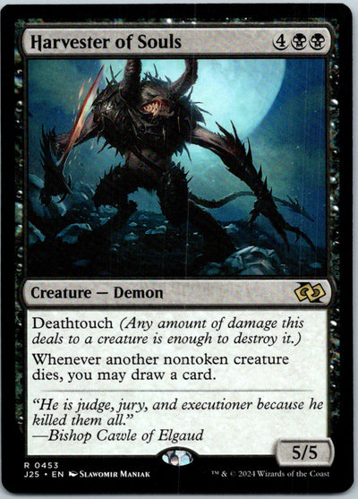 Harvester of Souls 453 Rare Foundations Jumpstart Magic: The Gathering Near Mint