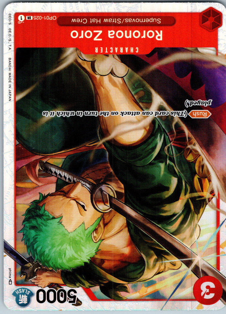 Roronoa Zoro (Ultra Deck) OP01-025 One Piece Promotion Cards One Piece Foil NM