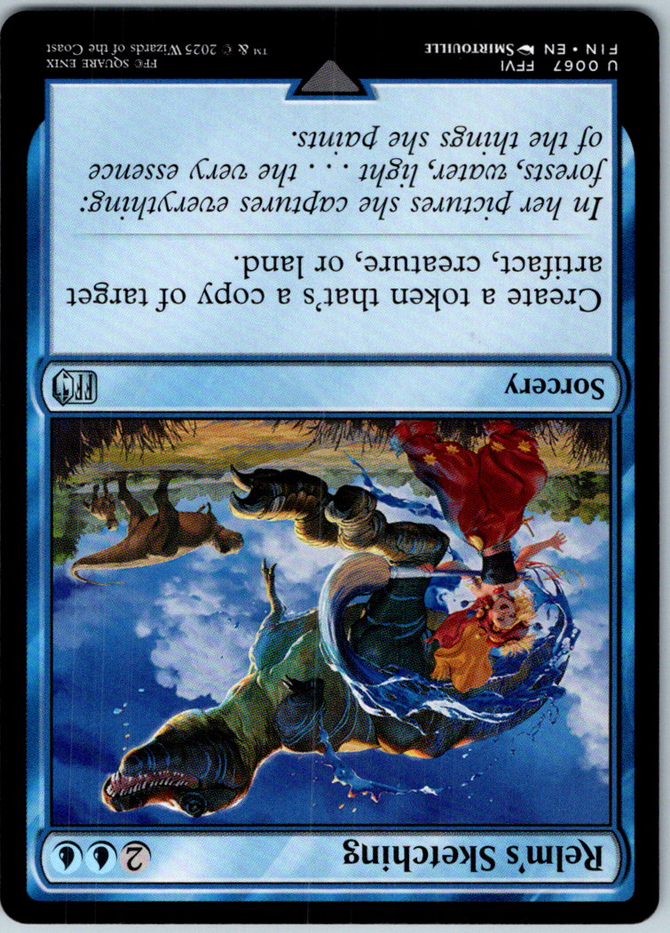 Relm's Sketching 67 Uncommon FINAL FANTASY Magic: The Gathering Near Mint