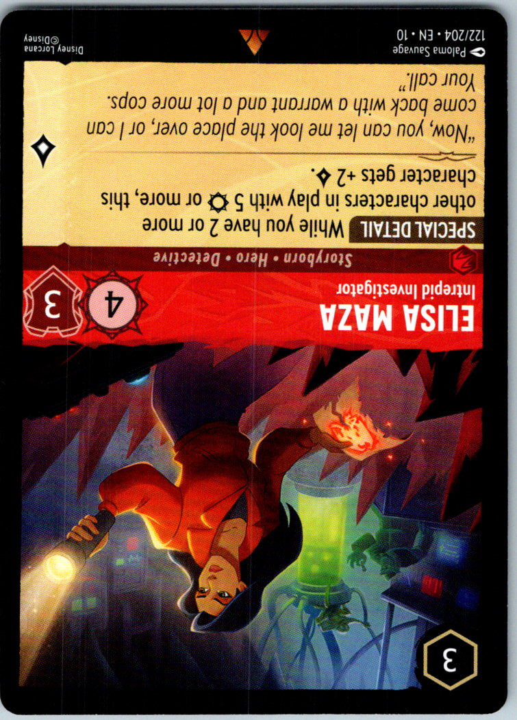 Elisa Maza - Intrepid Investigator 122/204 Rare Whispers in the Well Lorcana NM