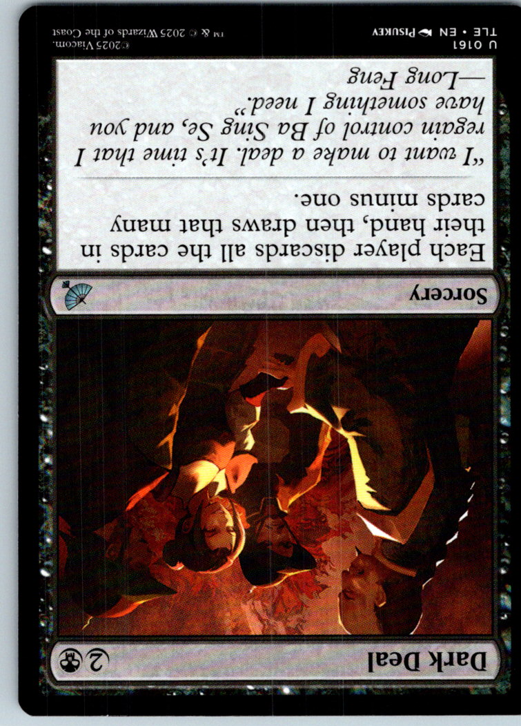 Dark Deal 161 Avatar: The Last Airbender: Eternal-Legal Magic: The Gathering NM
