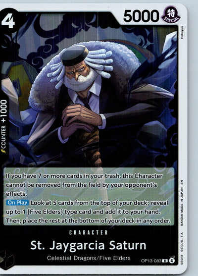 St. Jaygarcia Saturn OP13-083 Rare Carrying On His Will One Piece Near Mint