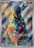 Sawk 130/086 Illustration Rare White Flare Pokemon Near Mint