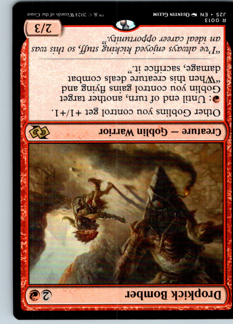 Dropkick Bomber 13 Rare Foundations Jumpstart Magic: The Gathering Near Mint