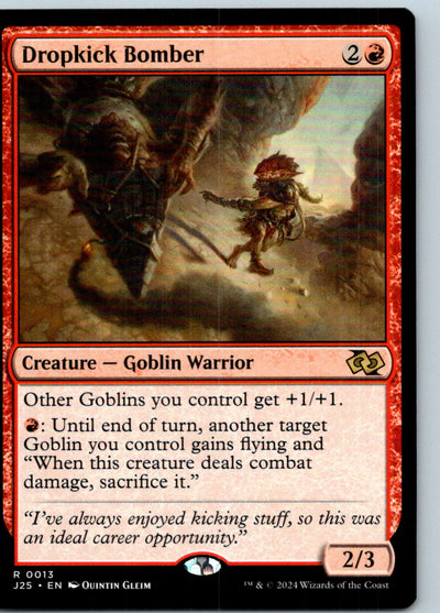 Dropkick Bomber 13 Rare Foundations Jumpstart Magic: The Gathering Near Mint