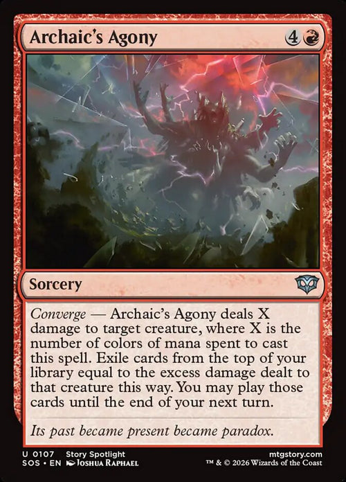 Archaic's Agony 107 Uncommon Secrets of Strixhaven Magic: The Gathering NM
