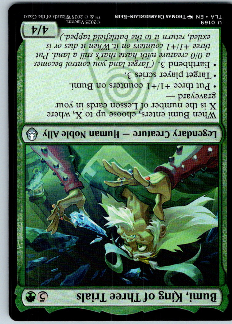 Bumi, King of Three Trials 169 Avatar: Magic: The Gathering NM