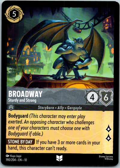 Broadway - Sturdy and Strong 190/204 Uncommon Whispers in the Well Lorcana NM