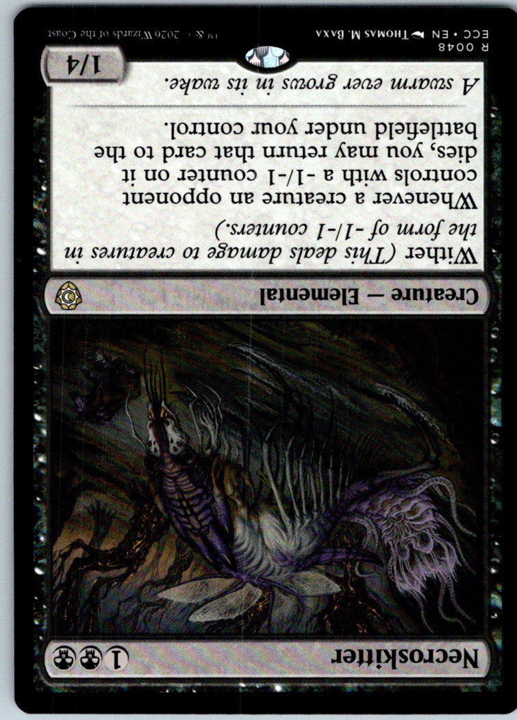 Necroskitter 48 Rare Commander: Lorwyn Eclipsed Magic: The Gathering Near Mint