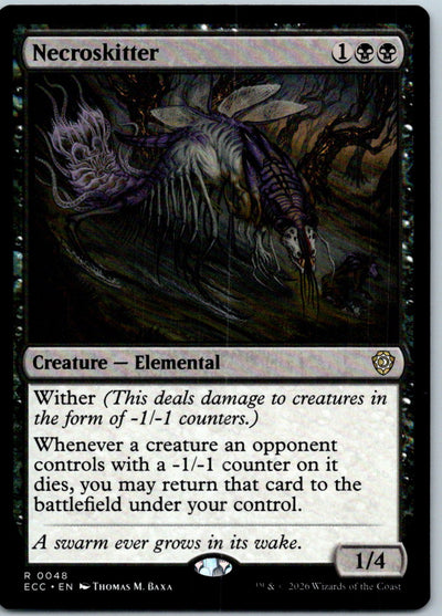 Necroskitter 48 Rare Commander: Lorwyn Eclipsed Magic: The Gathering Near Mint