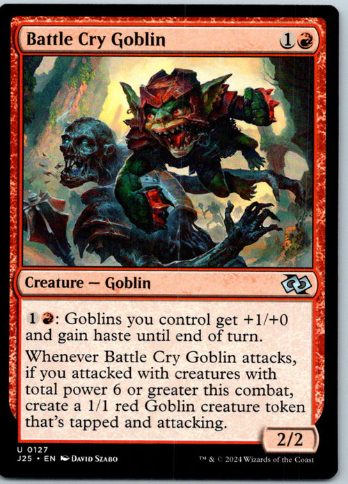 Battle Cry Goblin 127 Uncommon Foundations Jumpstart Magic: The Gathering NM