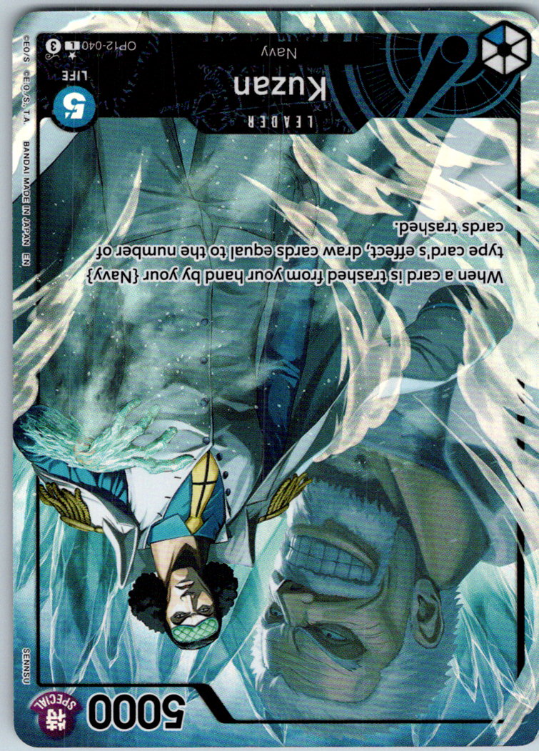 Kuzan (040) (Alternate Art) OP12-040 Legacy of the Master One Piece Foil NM