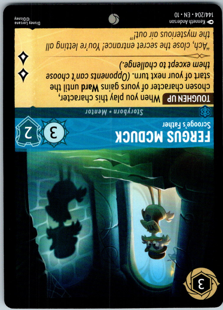 Fergus McDuck - Scrooge's Father 144/204 Common Whispers in the Well Lorcana NM
