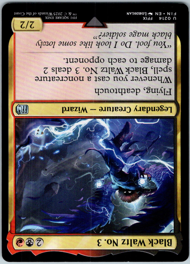 Black Waltz No. 3 214 Uncommon FINAL FANTASY Magic: The Gathering Near Mint