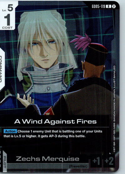 A Wind Against Fires GD05-119 R Freedom Ascension Gundam Holo Near Mint