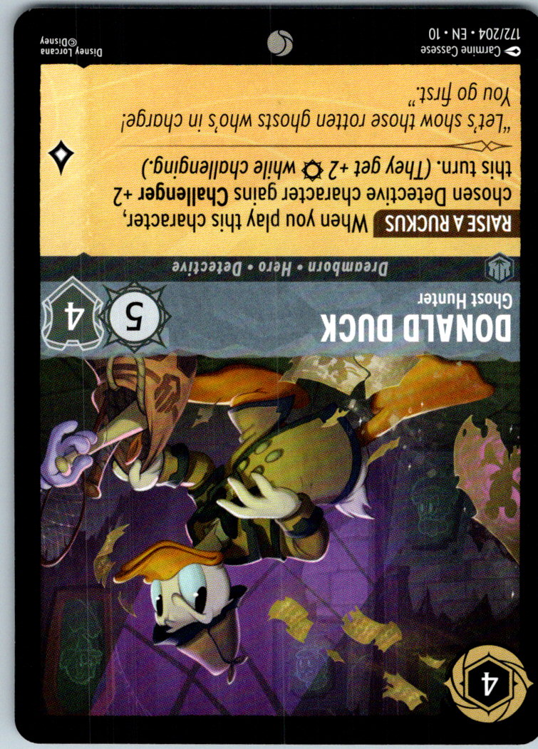 Donald Duck - Ghost Hunter 172/204 Common Whispers in the Well Lorcana Near Mint