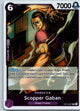 Scopper Gaban OP13-067 Rare Carrying On His Will One Piece Near Mint