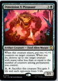 Dimension X Pizzasaur Commander: Ninja Turtles Magic: The Gathering NM