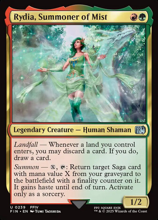 Rydia, Summoner of Mist 239 Uncommon FINAL FANTASY Magic: The Gathering Foil NM