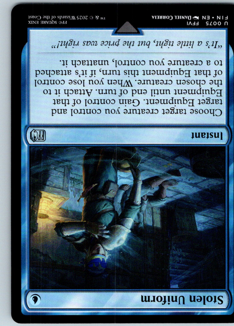 Stolen Uniform 75 Uncommon FINAL FANTASY Magic: The Gathering Near Mint