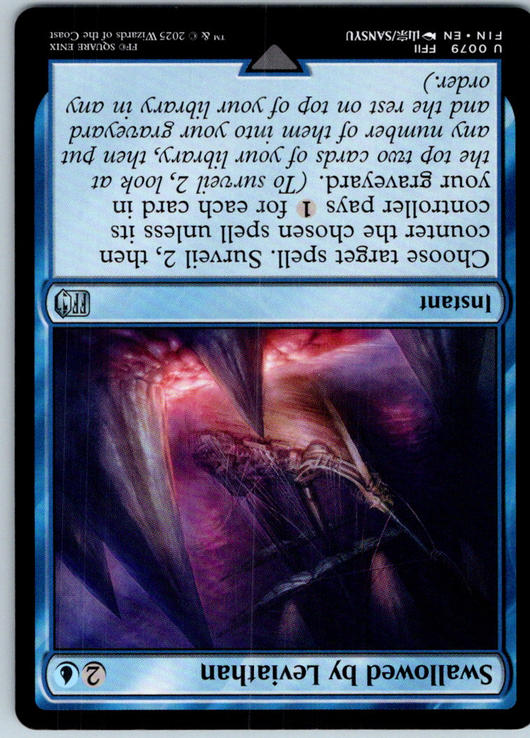 Swallowed by Leviathan 79 Uncommon FINAL FANTASY Magic: The Gathering Near Mint