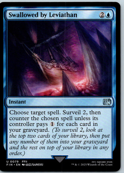 Swallowed by Leviathan 79 Uncommon FINAL FANTASY Magic: The Gathering Near Mint