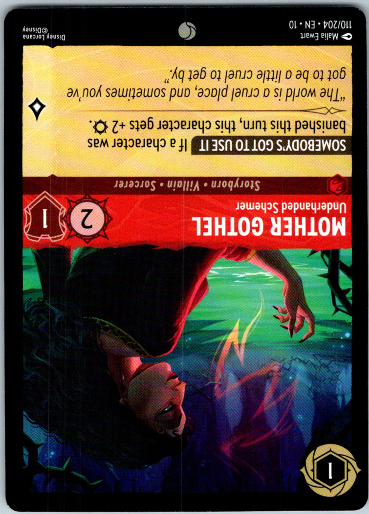 Mother Gothel - Underhanded Schemer 110/204 Whispers in the Well Lorcana NM