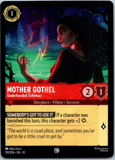 Mother Gothel - Underhanded Schemer 110/204 Whispers in the Well Lorcana NM