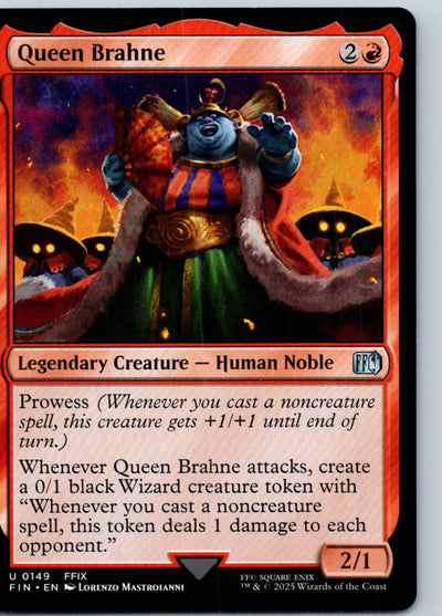 Queen Brahne 149 Uncommon FINAL FANTASY Magic: The Gathering Near Mint