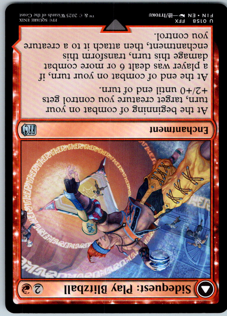Sidequest: Play Blitzball 158 Uncommon FINAL FANTASY Magic: The Gathering NM