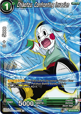 Chiaotzu, Confronting Invasion BT15-079 Saiyan Showdown Dragon Ball Super NM