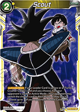 Scout BT15-117 Uncommon Saiyan Showdown Dragon Ball Super Near Mint
