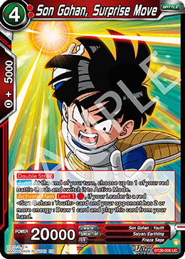 Son Gohan, Surprise Move BT28-006 Uncommon Prismatic Clash Dragon Ball Super NM