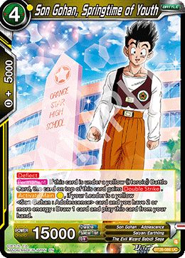 Son Gohan, Springtime of Youth BT28-086 Prismatic Clash Dragon Ball Super NM