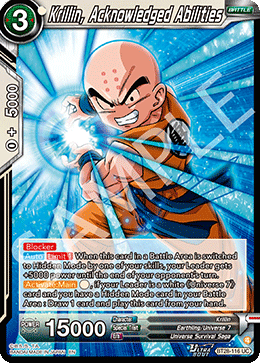 Krillin, Acknowledged Abilities BT28-116 Prismatic Clash Dragon Ball Super NM