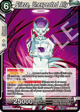 Frieza, Unexpected Ally BT28-123 Uncommon Prismatic Clash Dragon Ball Super NM