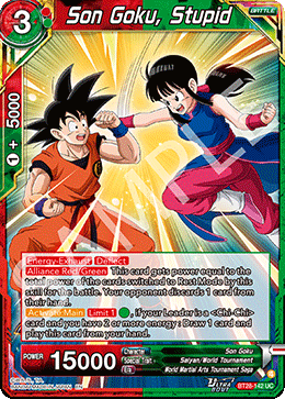 Son Goku, Stupid BT28-142 Uncommon Prismatic Clash Dragon Ball Super NM