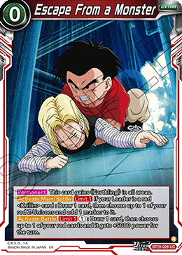 Escape From a Monster BT29-026 Uncommon Fearsome Rivals Dragon Ball Super NM