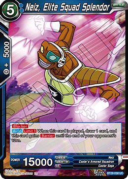 Neiz, Elite Squad Splendor BT29-038 Fearsome Rivals Dragon Ball Super NM