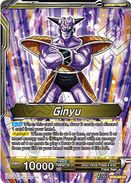 Ginyu // Ginyu Force, Assemble BT29-058 Fearsome Rivals Dragon Ball Super NM