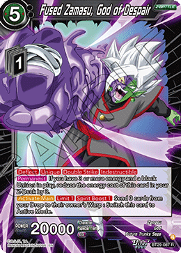 Fused Zamasu, God of Despair BT29-087 Rare Fearsome Rivals Dragon Ball Super NM