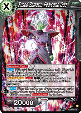 Fused Zamasu, Fearsome God BT29-092 Fearsome Rivals Dragon Ball Super NM