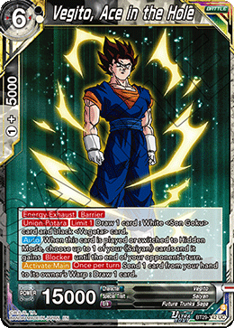Vegito, Ace in the Hole BT29-142 Uncommon Fearsome Rivals Dragon Ball Super NM